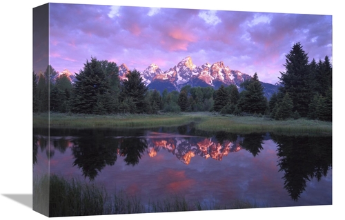 Global Gallery GCS-396969-1216-142 12 x 16 in. Teton Range at Sunrise&