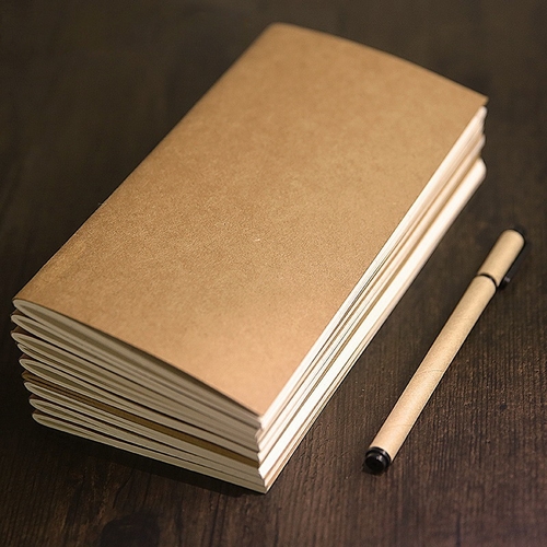 Kraft Paper Notebook Stationery Diary Agenda