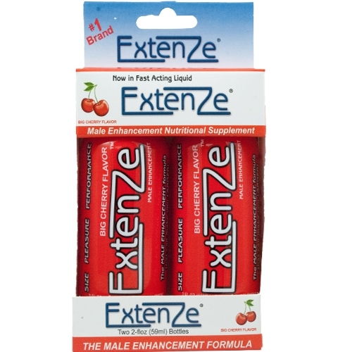 Extenze Male Enhancement Shooters - 2 Ct. - Big Cherry Flavor - 2 Fl