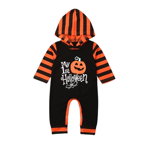 Halloween Newborn Baby Girls Boys Rompers Long