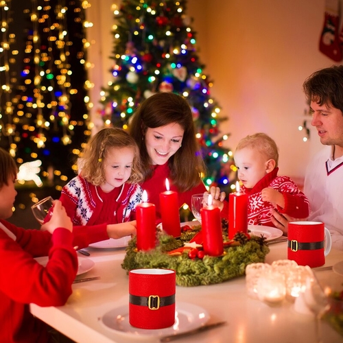 Christmas Clothes Cup Cover Dustcoat for