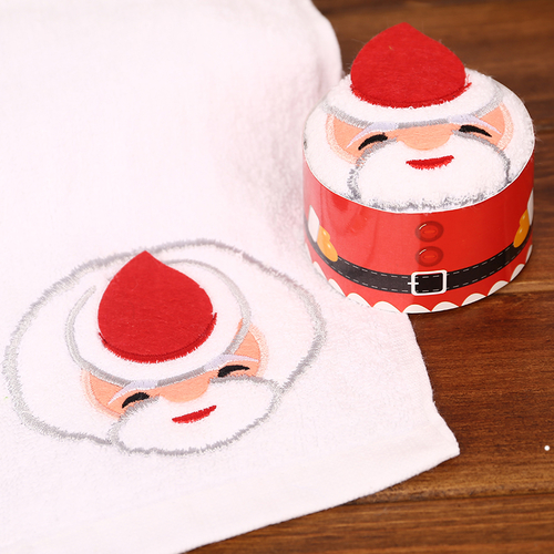 Christmas Gift Towel Decoration Santa Claus