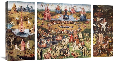 Global Gallery GCS-372604-36-142 36 in. Garden of Earthly Delights Art