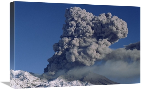 Global Gallery GCS-451175-1624-142 16 x 24 in. Mt Ruapehu Eruption 199