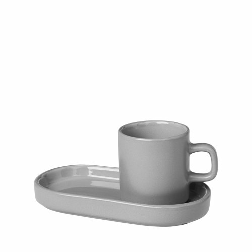 Blomus 63725 PILAR Espresso Cups  Grey - Set of 2