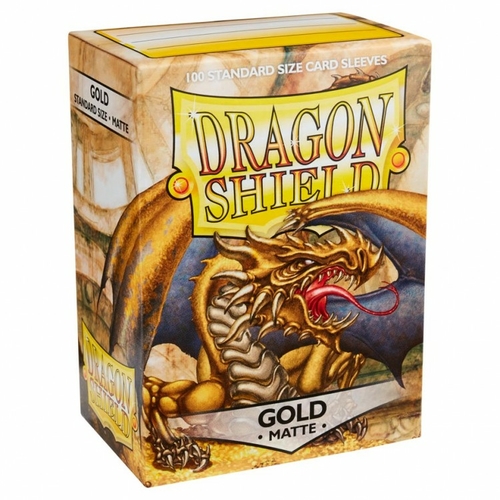 Main Arcane Tinmen ATM11006 DP Dragon Shield Matte, Pack of 100 - Gold image