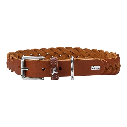 Dog collar Hunter Solid Education Cognac (35-44 cm)