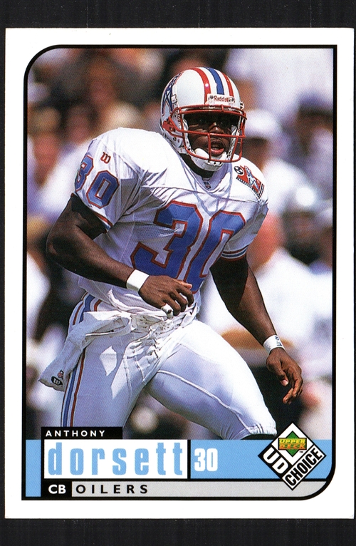 Anthony Dorsett Tennessee Oilers #181 - 1998 Upper Deck UD Choice