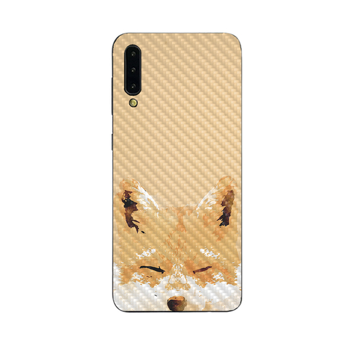 MightySkins CF-SAGA50-Smiling Fox Carbon Fiber Skin for Samsung Galaxy