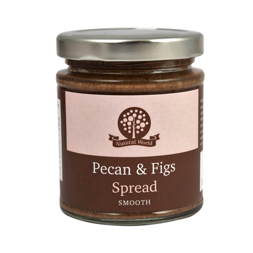 Nutural World - Pecan and Figs Spread – Crunchy – 1kg Type A Foil