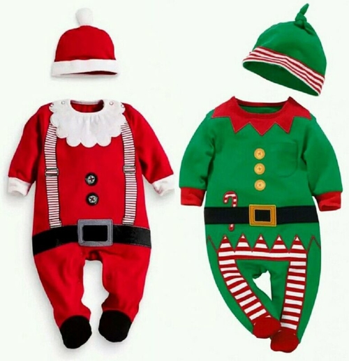 New Toddler Kid Christmas Cosplay Costumes Santa