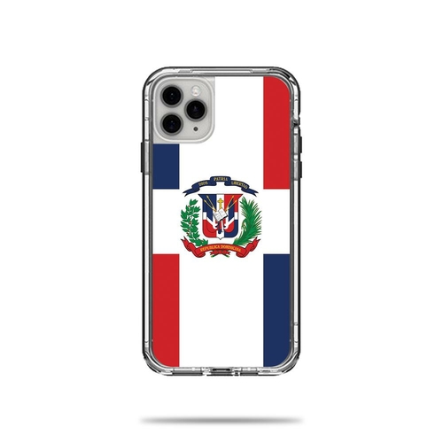 MightySkins LIFNIPH11PRM-Dominican Flag Skin for Lifeproof Next Case i