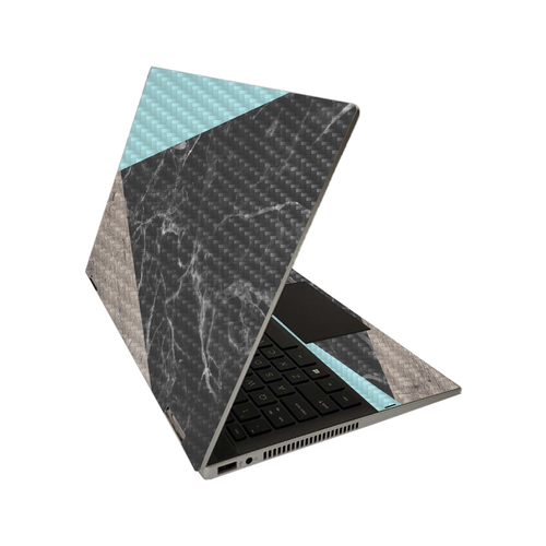 MightySkins CF-HPPX3601420-Wood & Marble Carbon Fiber Skin for HP Pavi