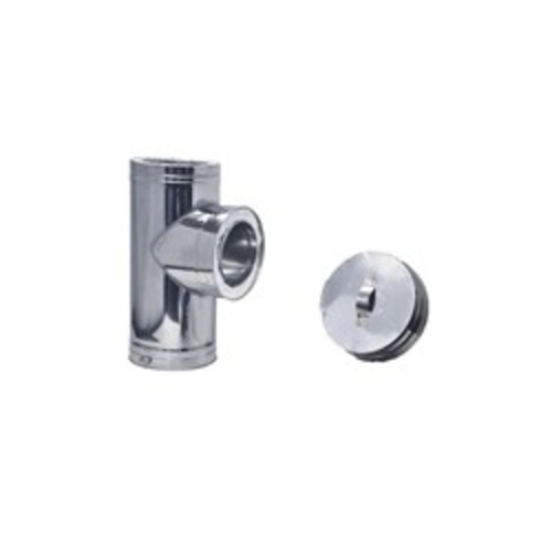 Olympia 3601715 6 in. Ventis Class-A All Fuel Chimney 304L Short Body 