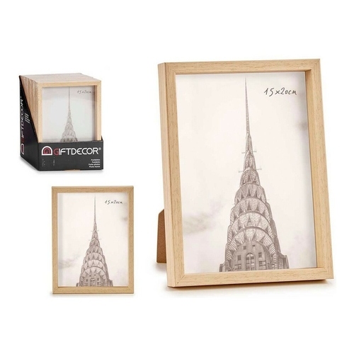 Photo frame 16,5 x 2 x 21,6 cm 17,7 x 22,5 x 2 cm Brown Plastic (16,5