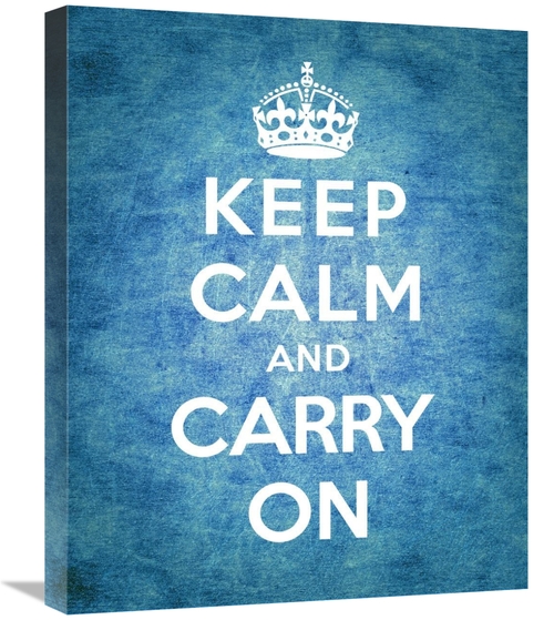 Global Gallery GCS-371960-2024-142 20 x 24 in. Keep Calm & Carry on - 