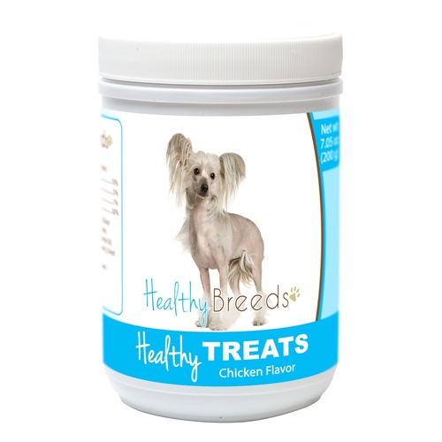 Healthy Breeds 840235154389 Chinese Crested Healthy Soft Chewy Dog Tre