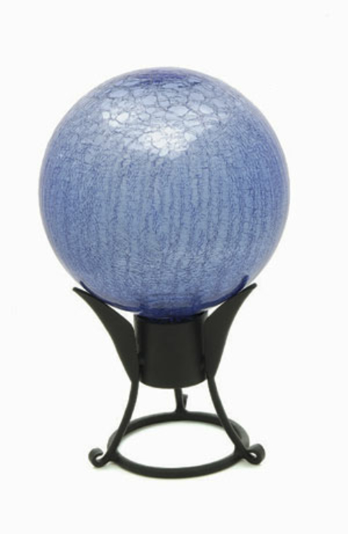 Achla G12-BLL-C 12 in. Gazing Globe in Crackle Blue Lapis