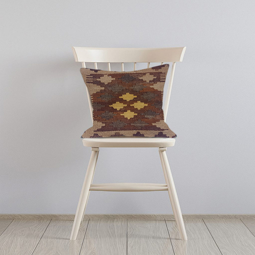 Kilim Handwoven Cement Cushion Cover