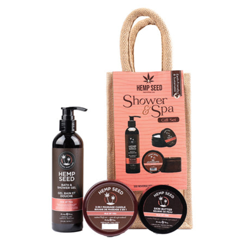 Earthly Body Hemp Seed Isle of You Holiday Spa Limited Edition 3-Piece