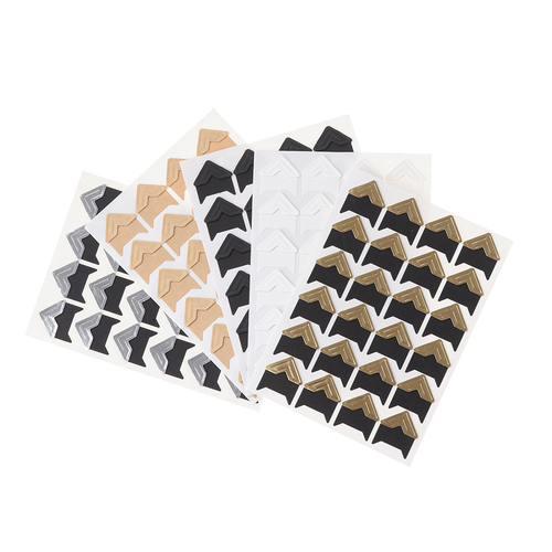 72pcs Handmade photo album Scrapbook photo Corner