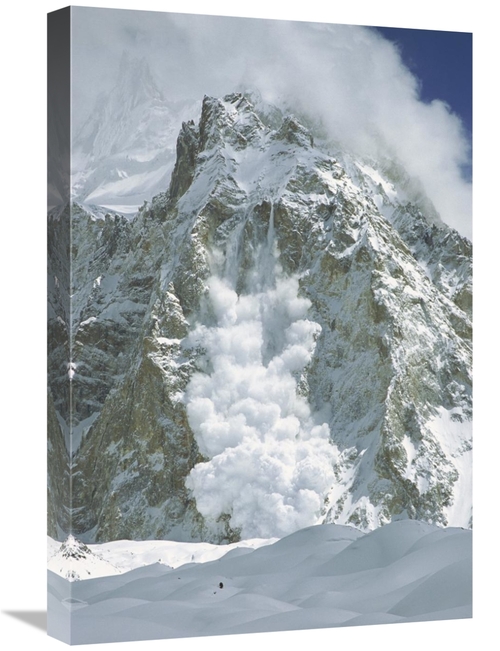 Global Gallery GCS-453435-1624-142 16 x 24 in. Avalanche Falling From 