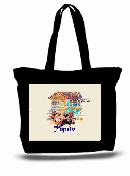 City Of TupaloHone Of Elvis Presley Tote New Zipper Bag