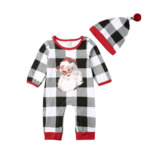 Christmas Clothes Romper Set For Newborn Baby Girl