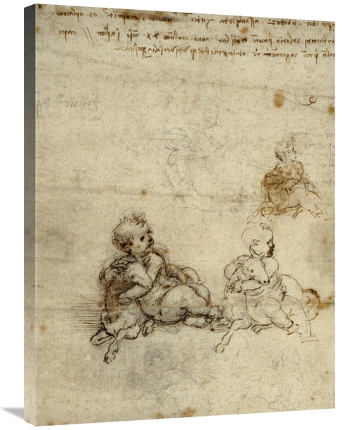 Global Gallery GCS-454787-2432-142 24 x 32 in. Studies for the Christ 