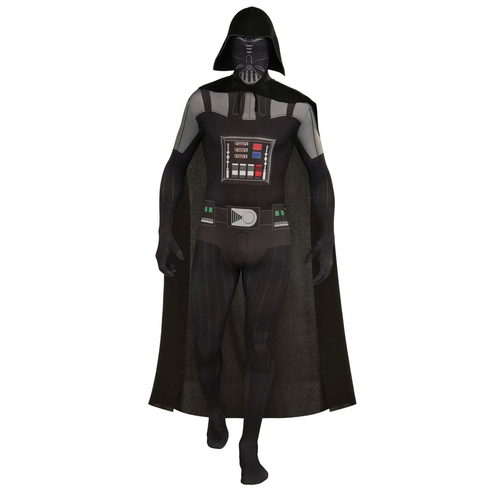 Rubies 279886 Mens Darth Vader Second Skin Costume, Extra Large