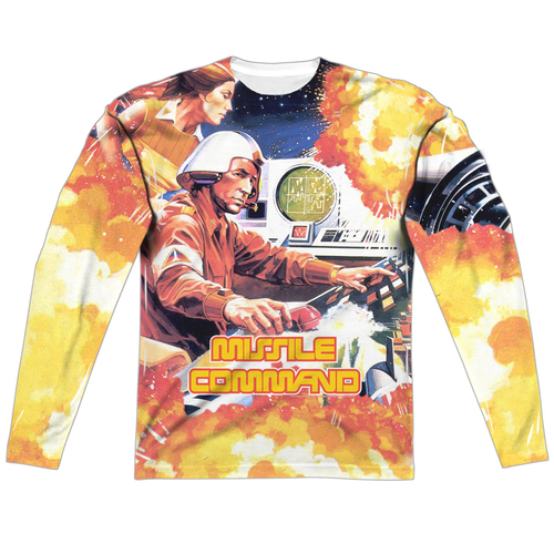 Trevco ATRI141FB-ALPP-4 Atari & Missle Commander Front & Back Print-Lo