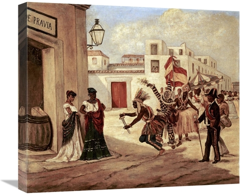 Global Gallery GCS-268218-22-142 22 in. Carnaval Art Print - Victor Pa