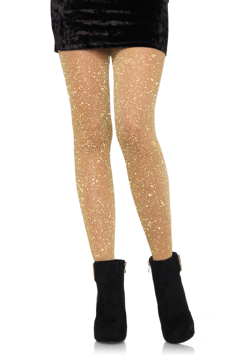 Lurex Tights - One Size - Gold