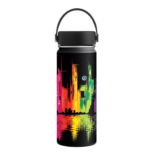 MightySkins HFWI18-Abstract Horizon Skin for Hydro Flask 18 oz Wide Mo