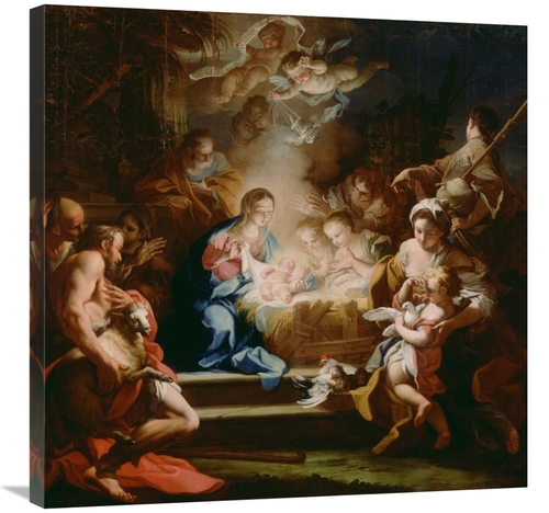 Global Gallery GCS-456792-3030-142 30 x 30 in. The Adoration of the Sh