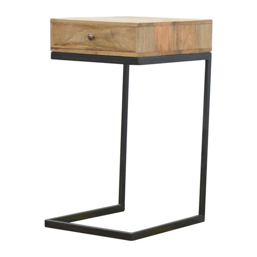 Iron Base Geometric Style Bedside