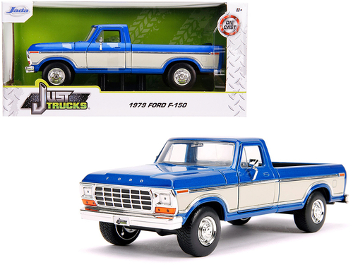 1979 Ford F-150 Pickup Truck Stock Candy Blue Metallic and Cream \Just