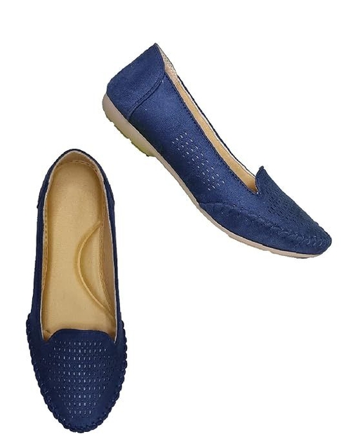casual Ballerinas for women and girls (Size-UK-8) (COLOR-BLUE)