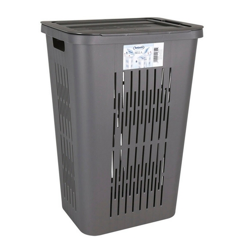 Laundry basket Bella Graphite 60 L (40,5 x 33 x 59 cm)