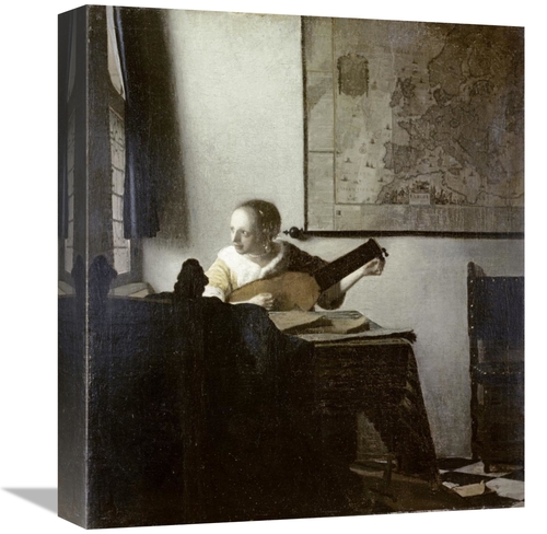 Global Gallery GCS-281423-16-142 16 in. The Lute Player Art Print - Jo