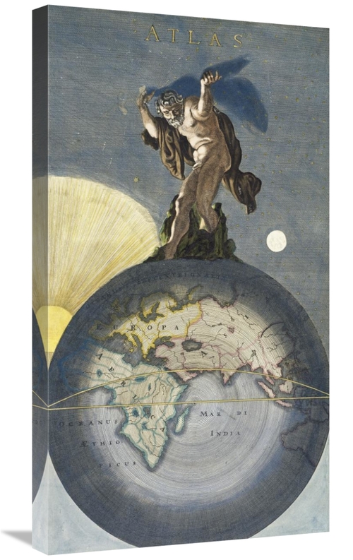 Global Gallery GCS-281945-30-142 30 in. Atlas Art Print - Justus Danck