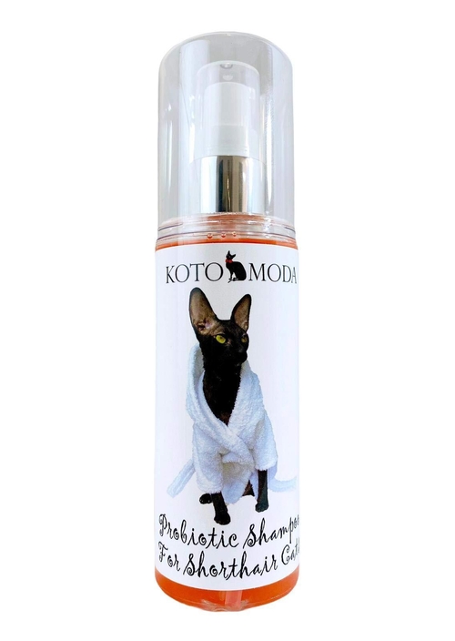 Probiotic Shampoo for Shorthair Cats 120 ml Cornish Rex Devon Rex