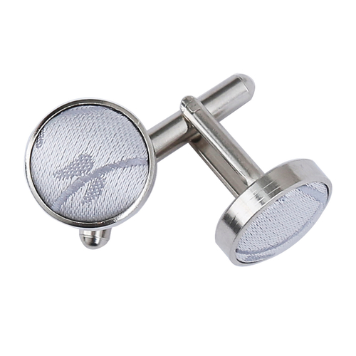 Swirl Cufflinks - Silver