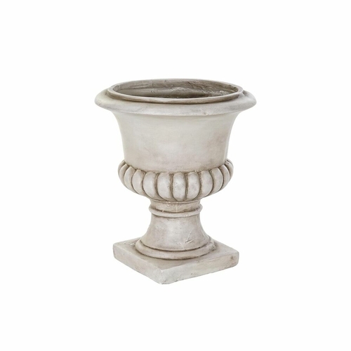 Planter DKD Home Decor Light grey Magnesium 44 x 44 x 49 cm (44 x 44 x
