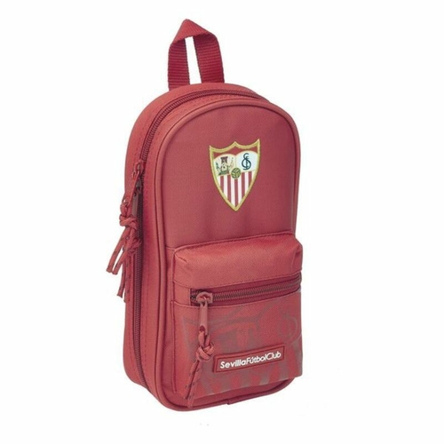 Backpack Pencil Case Sevilla Fútbol Club SAF411956747 Red 12 x 23 x 5