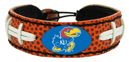 Kansas Jayhawks Classic Football Bracelet