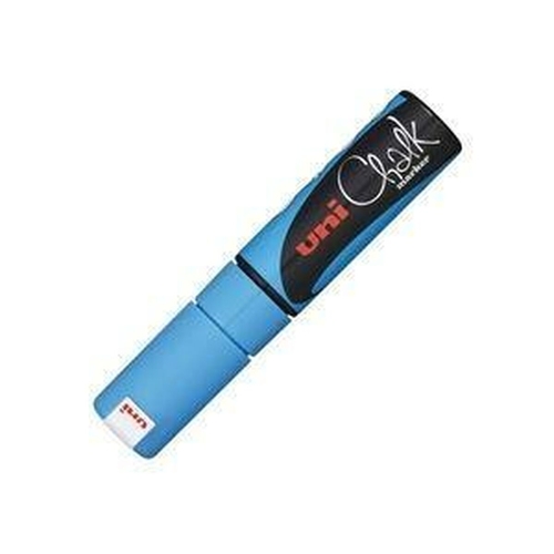 Liquid chalk marker Uni-Ball PWE-8K Blue (6 Pieces)