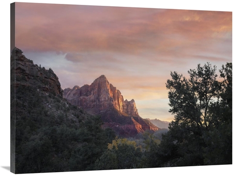 Global Gallery GCS-396088-3040-142 30 x 40 in. The Watchman, Zion 