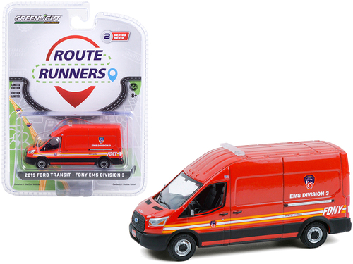 2019 Ford Transit LWB High Roof Van \FDNY\" (The Official Fire