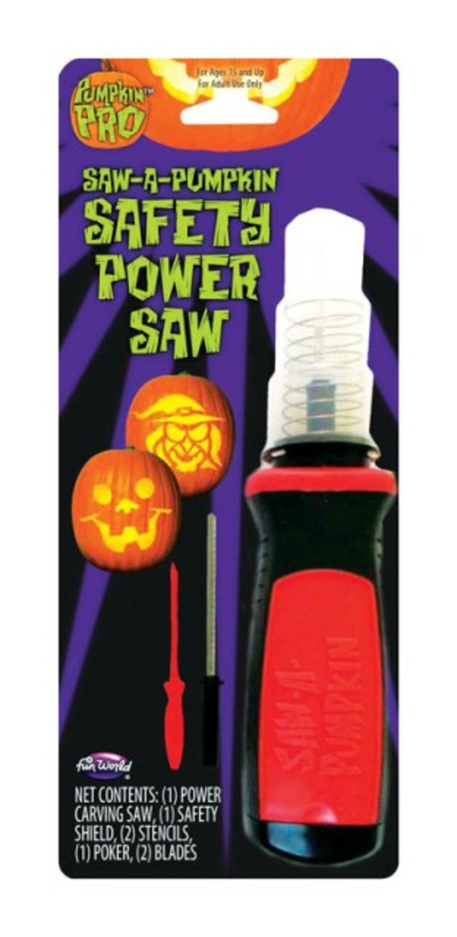 Pumpkin Pro 94656CS Halloween Safety Power Saw Pumpkin - pack of 6